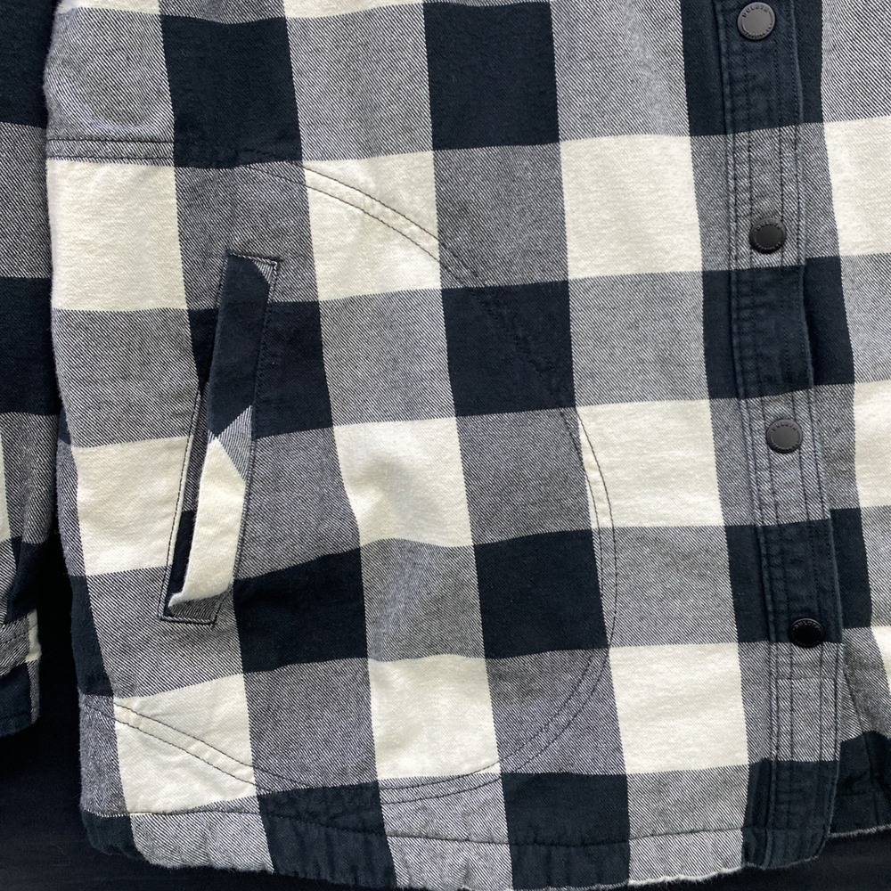 Duluth Trading Fleece Lined Flannel Shacket Womens XXL Jacket FlapJack Plaid - Picture 7 of 13